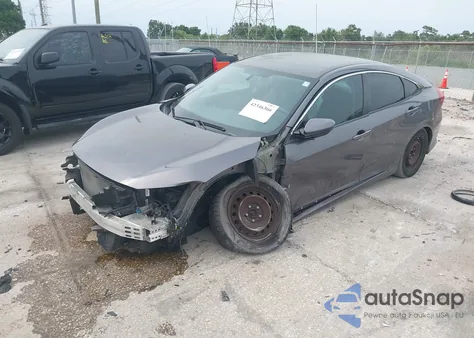 2017 Honda Civic Lx из США, поврежденный, VIN 19XFC2F53HE014090